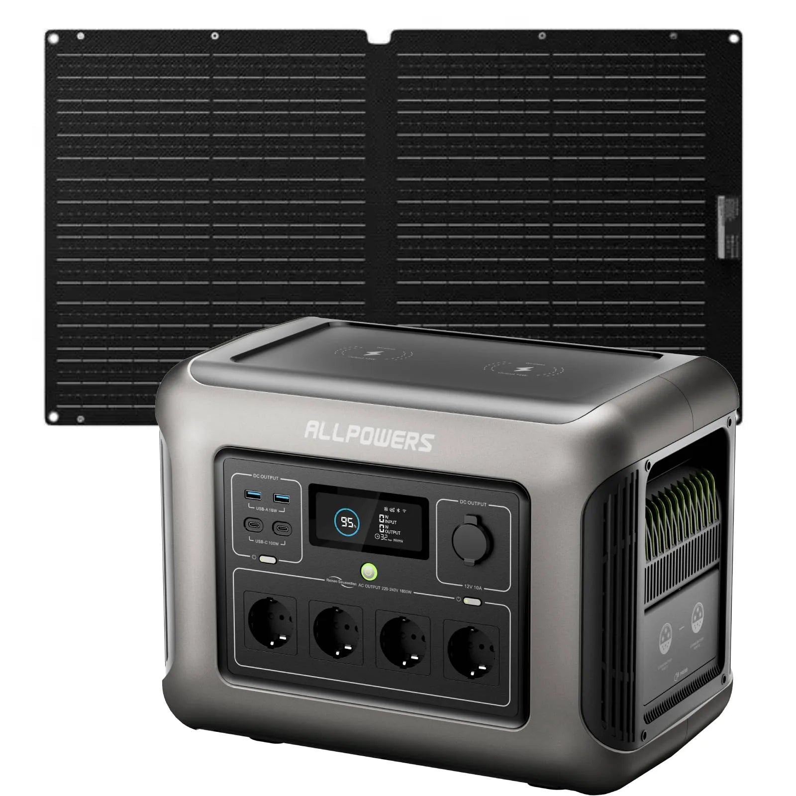 Przenośna Stacja Zasilania 600W 299Wh Akumulator LiFePO4 ALLPOWERS R600