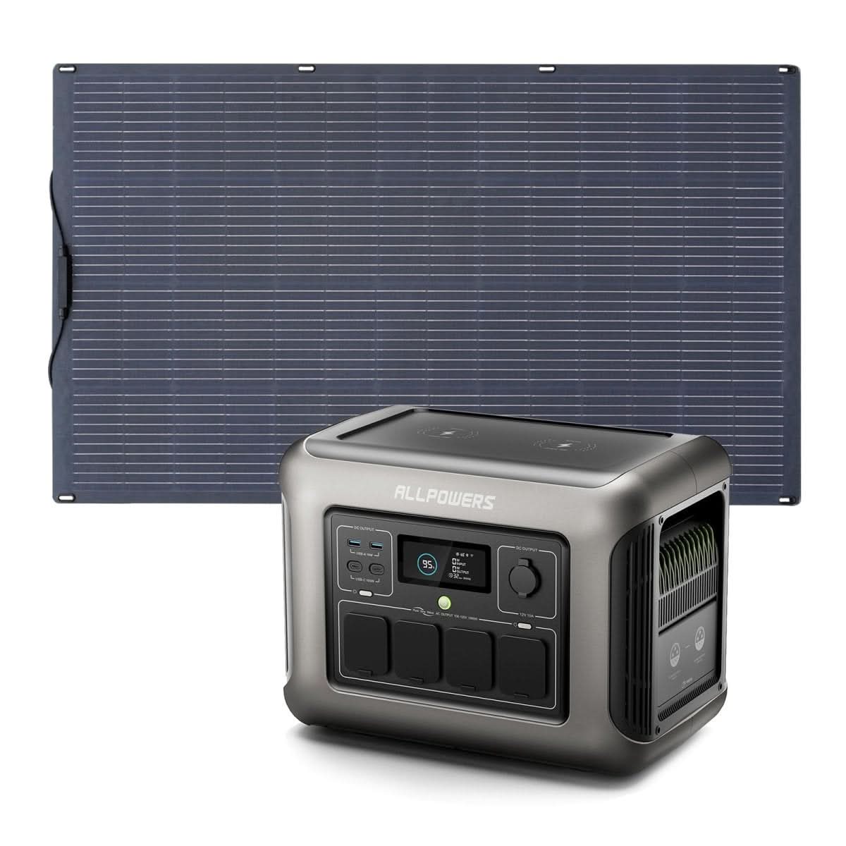 ALLPOWERS R1500 PLUS Stacja Zasilania 1600W 1056Wh Akumulator LiFeP04 - ALLPOWERS PLALLPOWERS
