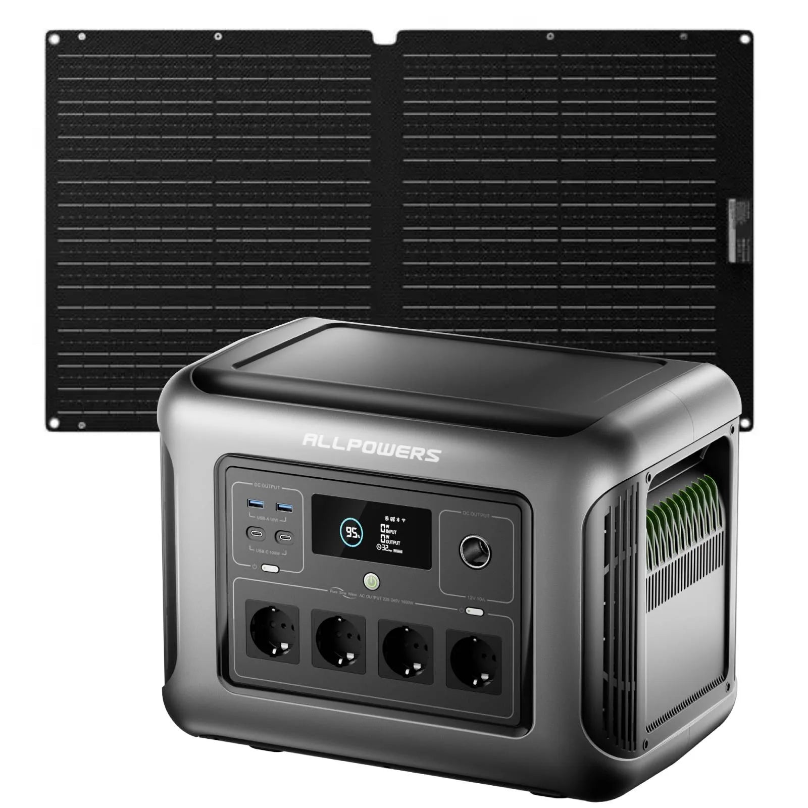ALLPOWERS R1500 LITE Stacja Zasilania 1600W 1056Wh Akumulator LiFePO4