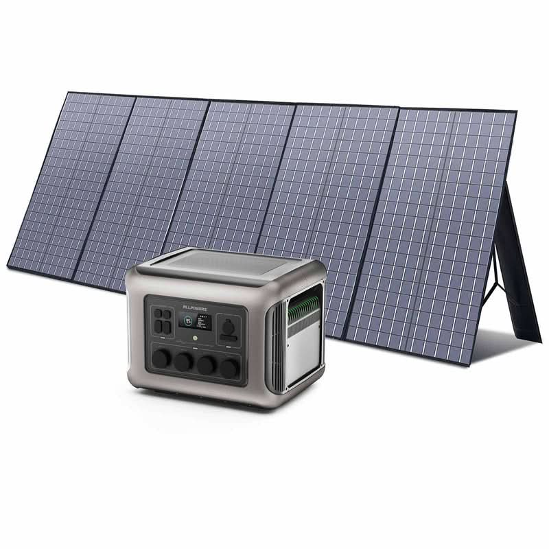 ALLPOWERS Zestaw Generatora Słonecznego 2500W(R2500 + SP037 400W Panel Słoneczny) - ALLPOWERS PLALLPOWERS