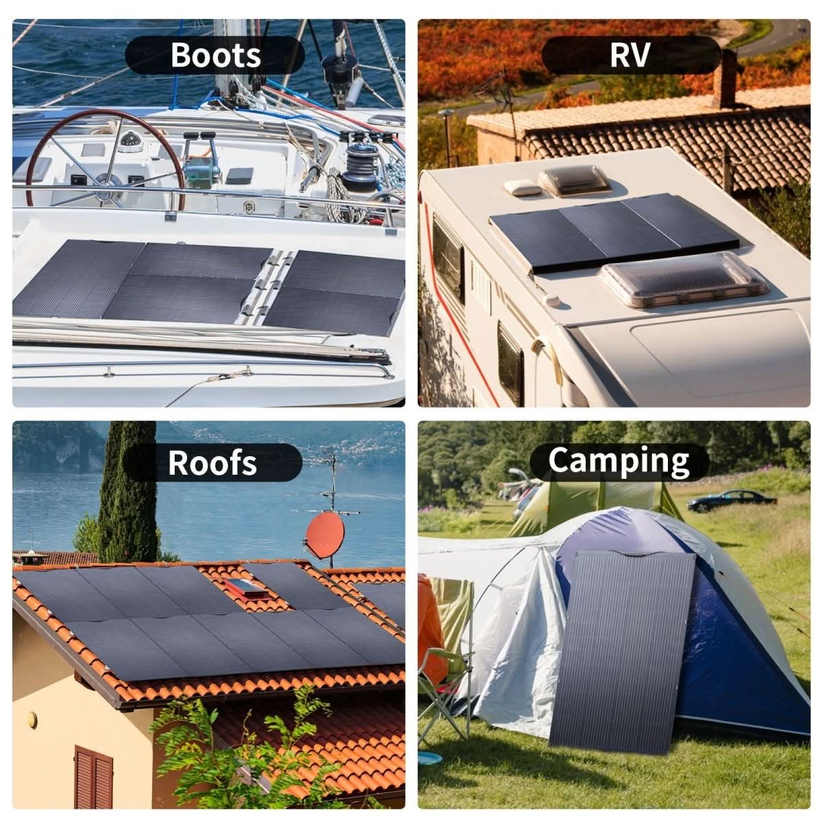 ALLPOWERS SF200 Panele Fotowoltaiczne Elastyczne 200W - ALLPOWERS PLALLPOWERS