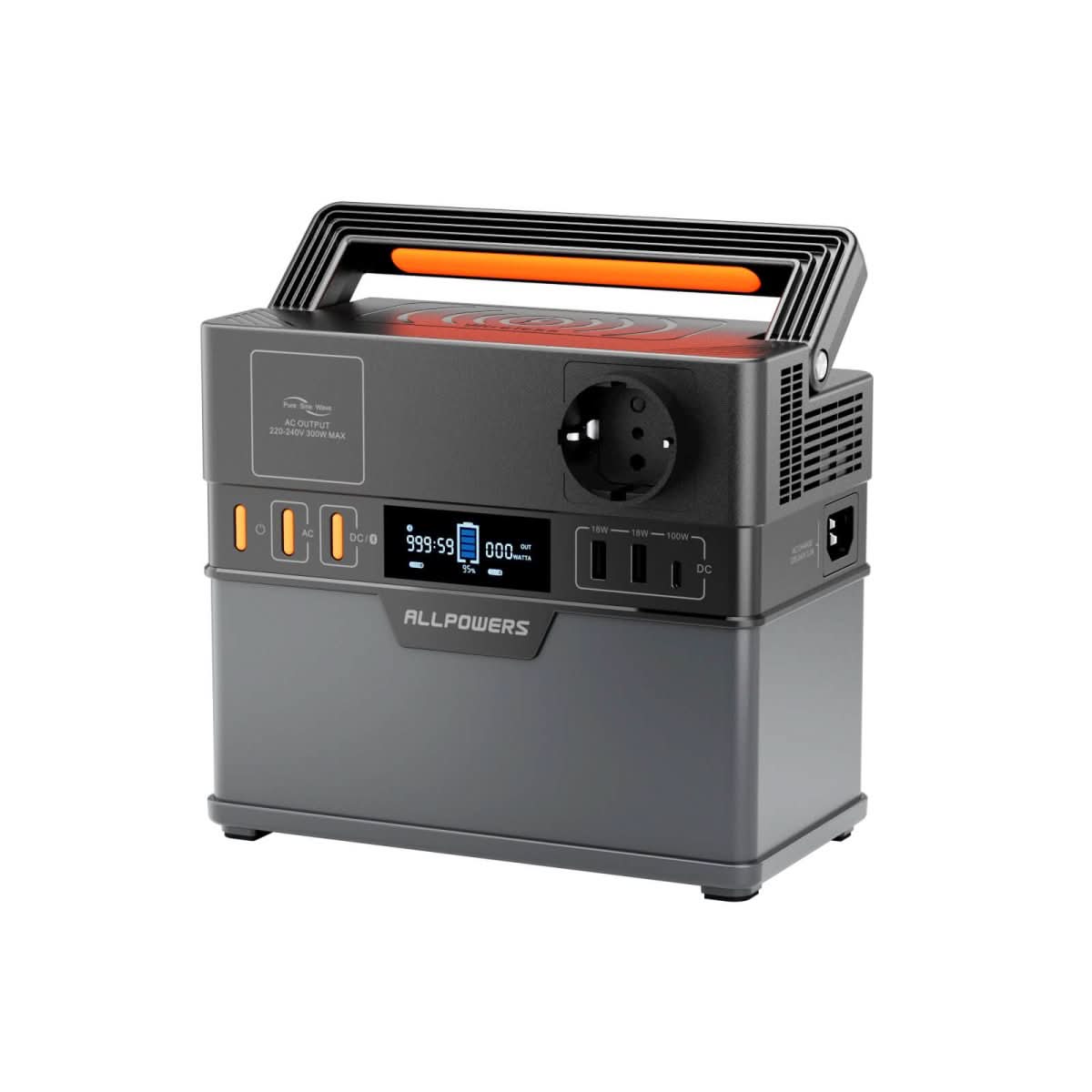 ALLPOWERS S300 Plus Przenośna Stacja Zasilania 300W 288Wh - ALLPOWERS PLALLPOWERS