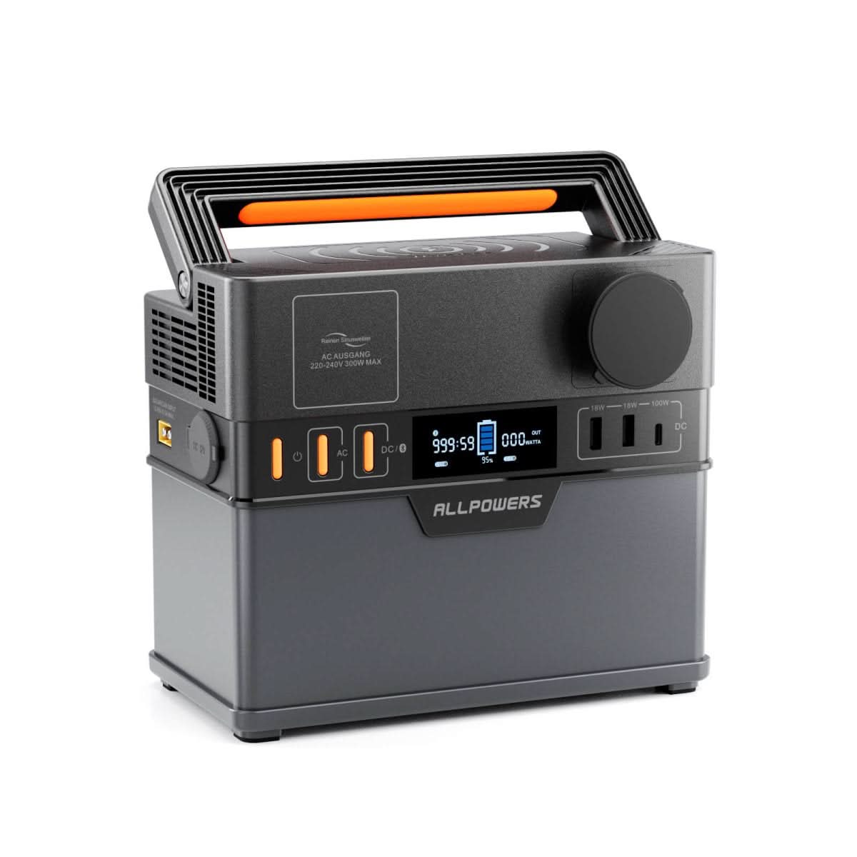 ALLPOWERS S300 Plus Przenośna Stacja Zasilania 300W 288Wh - ALLPOWERS PLALLPOWERS