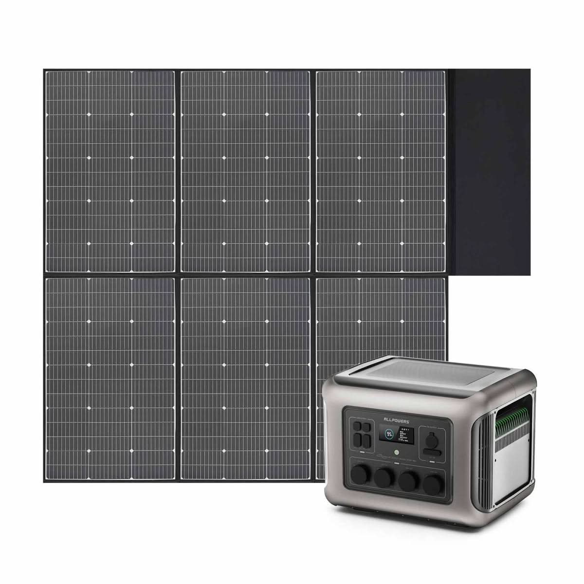 ALLPOWERS Stacja Zasilania Zestaw 2500W (R2500 + SP039 600W Panel Słoneczny) - ALLPOWERS PLALLPOWERS